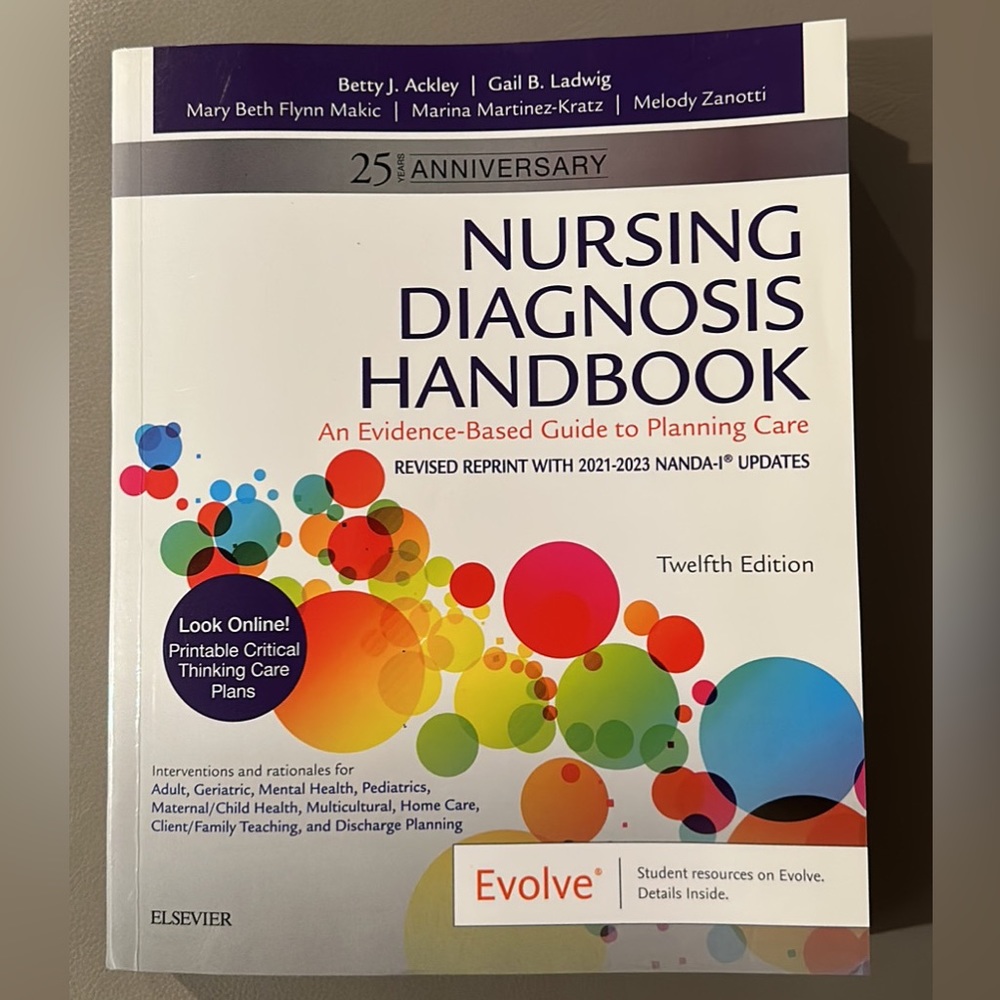 12th Edition Nursing Diagnosis Handbook